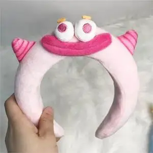 Dinosaur Hair Band for Women Cute Cartoon Face Wash