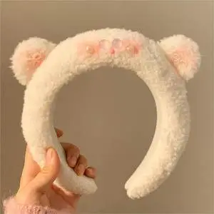 Dinosaur Hair Band for Women Cute Cartoon Face Wash