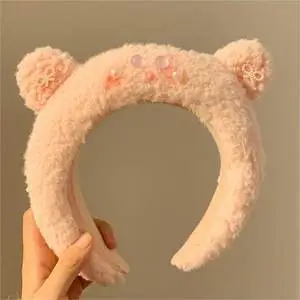 Dinosaur Hair Band for Women Cute Cartoon Face Wash