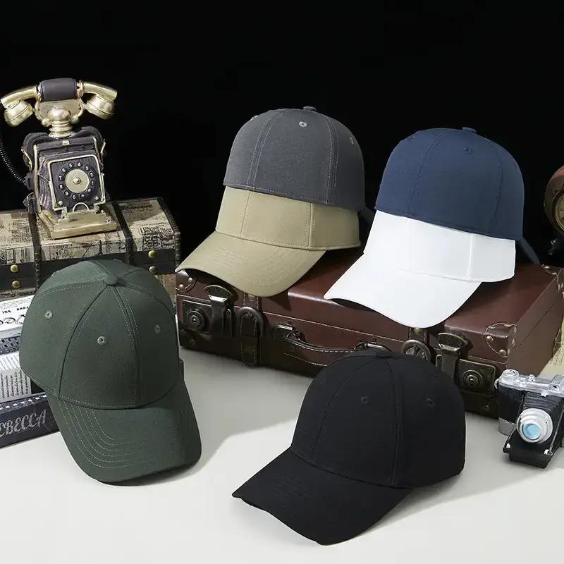 Men Elastic Warm Baseball Cap with Deep Bristle
