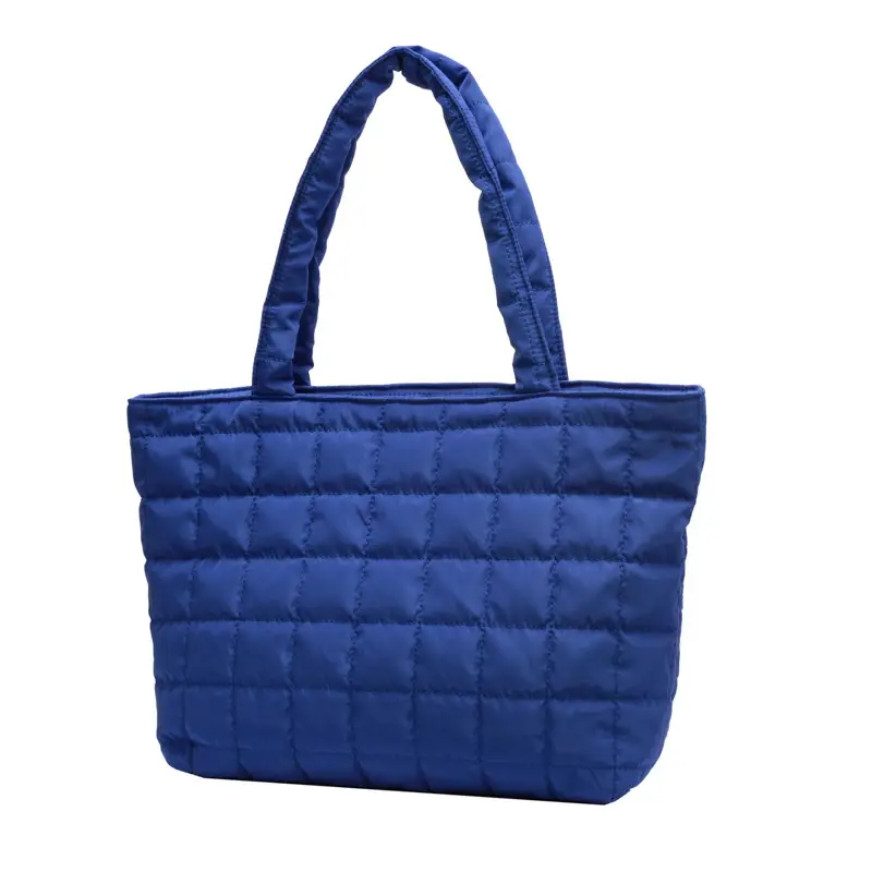 Black Quilted Shoulder Tote Bag for Women 2023 - Image 10