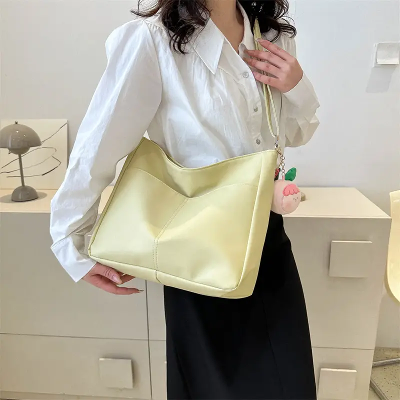 White Pom Pom Shoulder Bag with Long Sleeve Jacket - Image 6