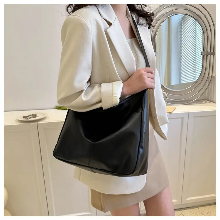 White Pom Pom Shoulder Bag with Long Sleeve Jacket — feature 12