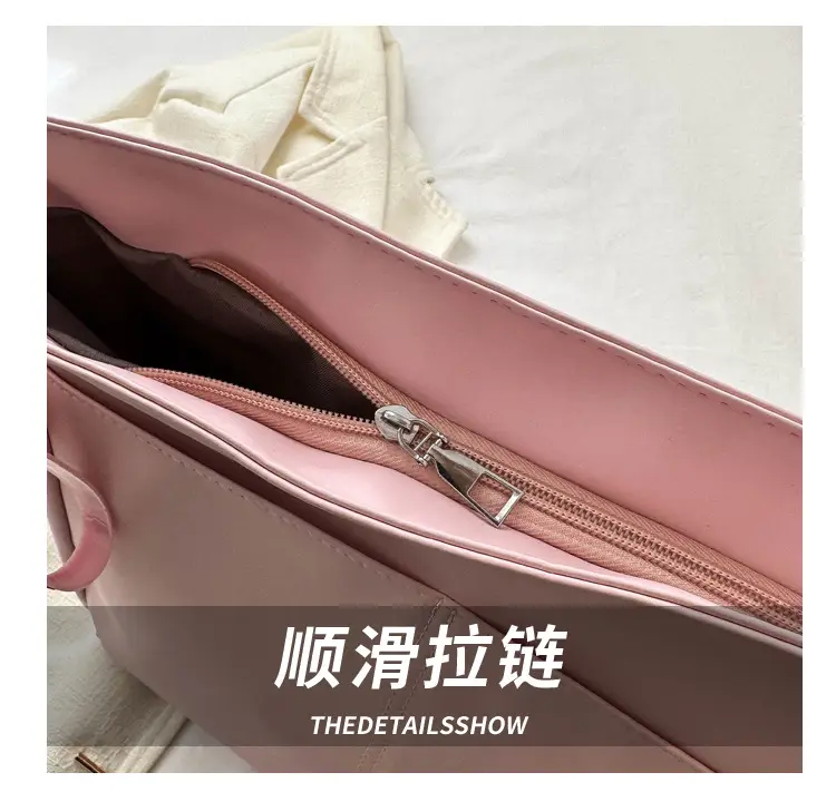 White Pom Pom Shoulder Bag with Long Sleeve Jacket — feature 4