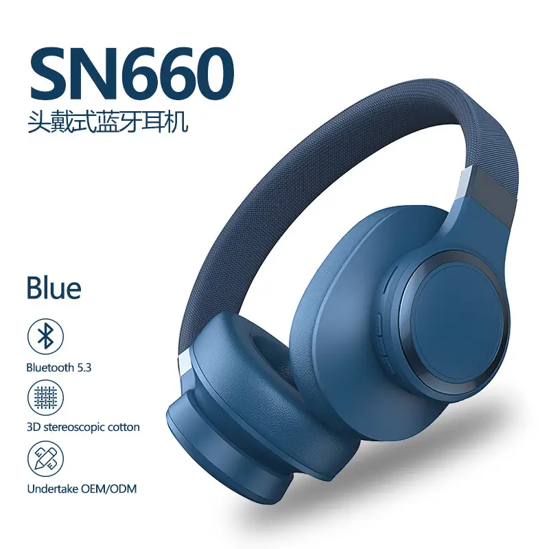 White Bluetooth Headset with 3D Cotton Design - Image 6