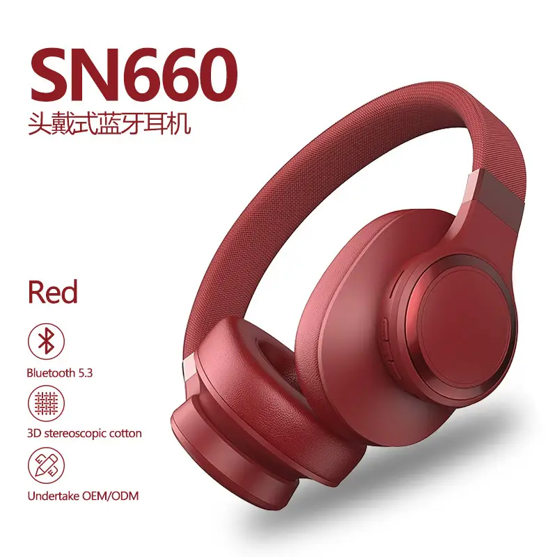 White Bluetooth Headset with 3D Cotton Design - Image 8