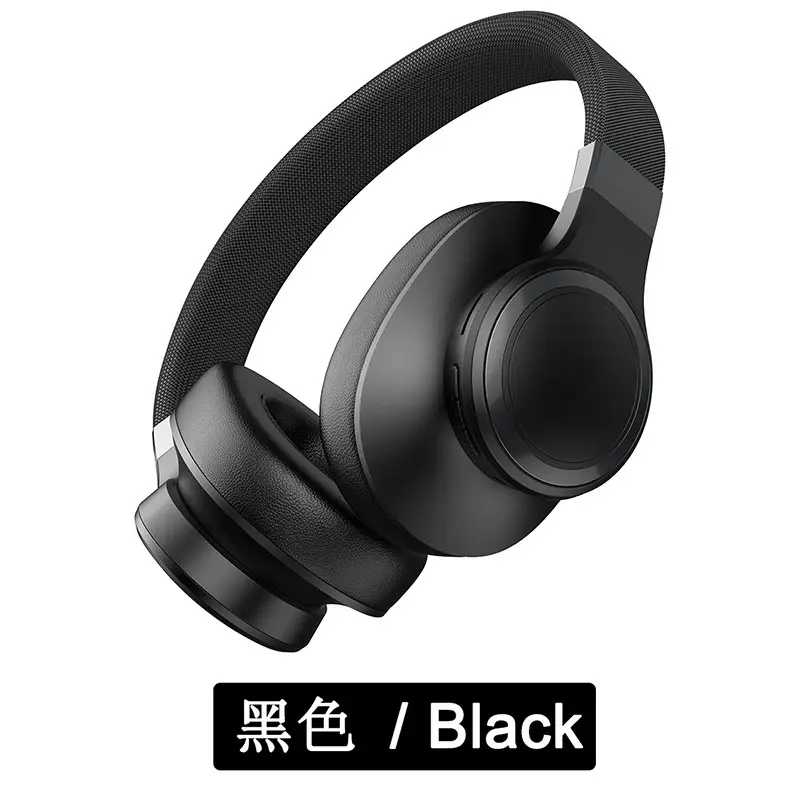 White Bluetooth Headset with 3D Cotton Design