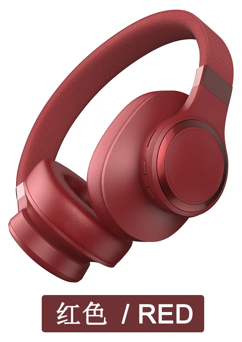 White Bluetooth Headset with 3D Cotton Design - Image 3