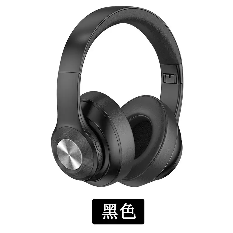 Bluetooth Headset with Full Ear Cushion Blue White - Image 6