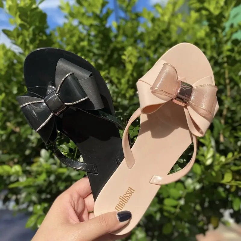 Melissa Women's Bow Sandals Summer Flip Flops - Image 6