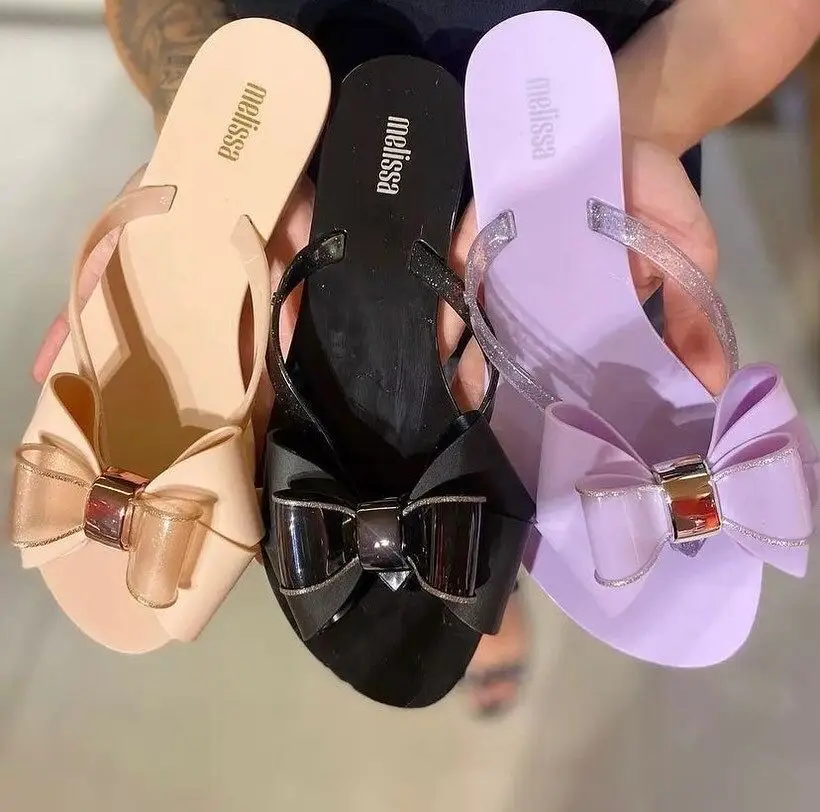 Melissa Women's Bow Sandals Summer Flip Flops β feature 2