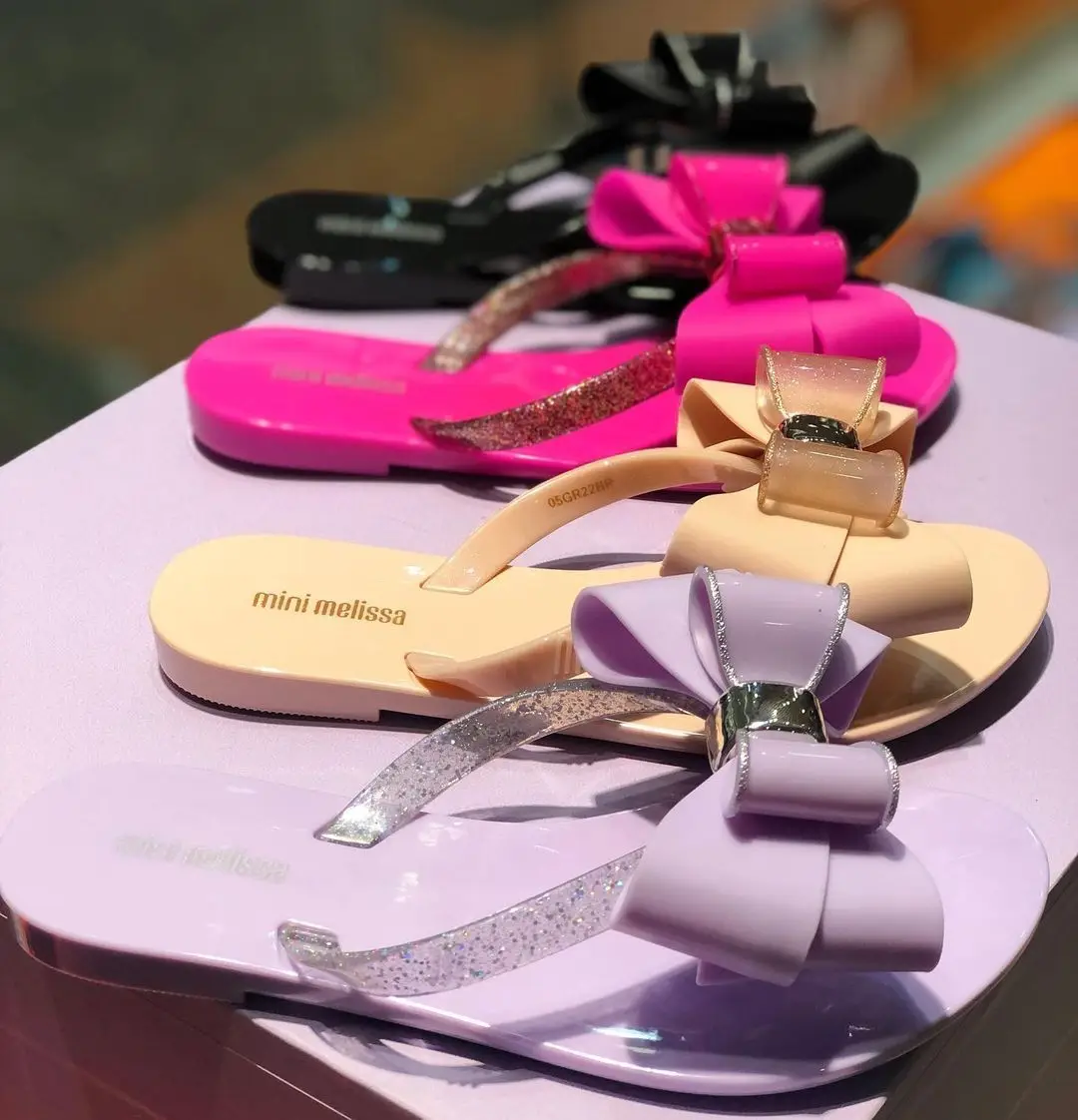 Melissa Women's Bow Sandals Summer Flip Flops β feature 5