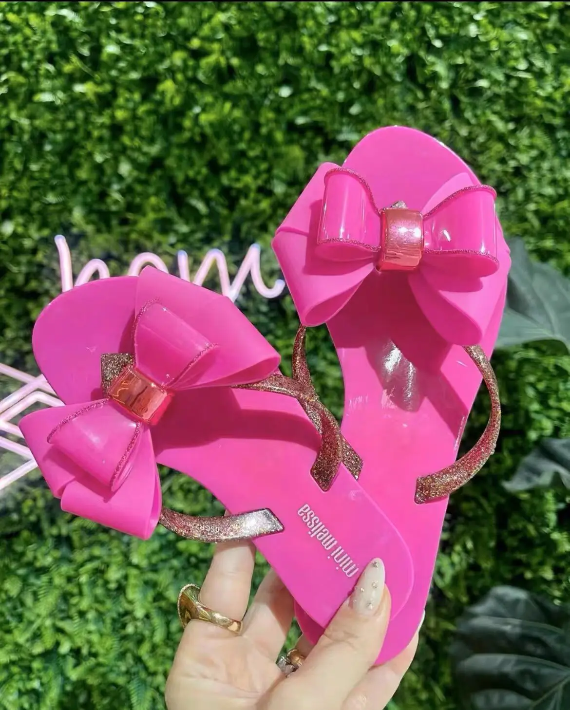 Melissa Women's Bow Sandals Summer Flip Flops β feature 8
