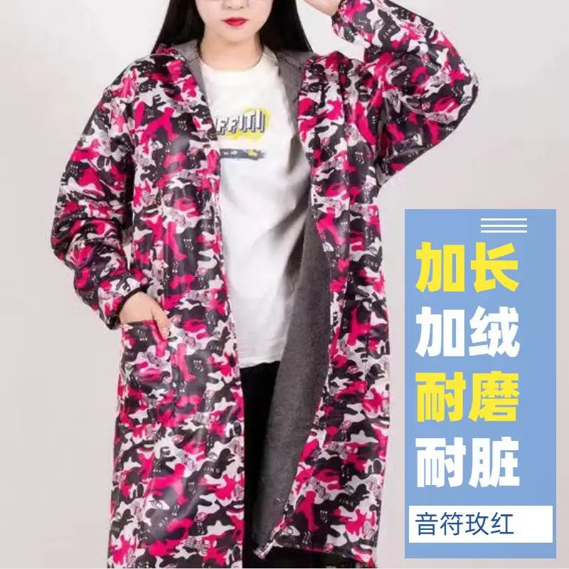 Fleece Lined Winter Overalls for Men Women Waterproof Dirty Resistant - Image 4