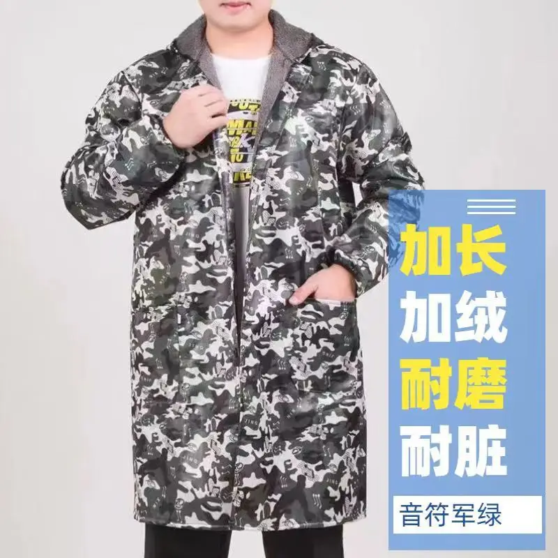 Fleece Lined Winter Overalls for Men Women Waterproof Dirty Resistant - Image 5