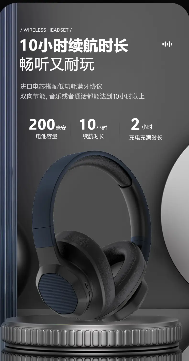 Over-Ear Bluetooth Headphones Type-C Wireless 5.4 — feature 9