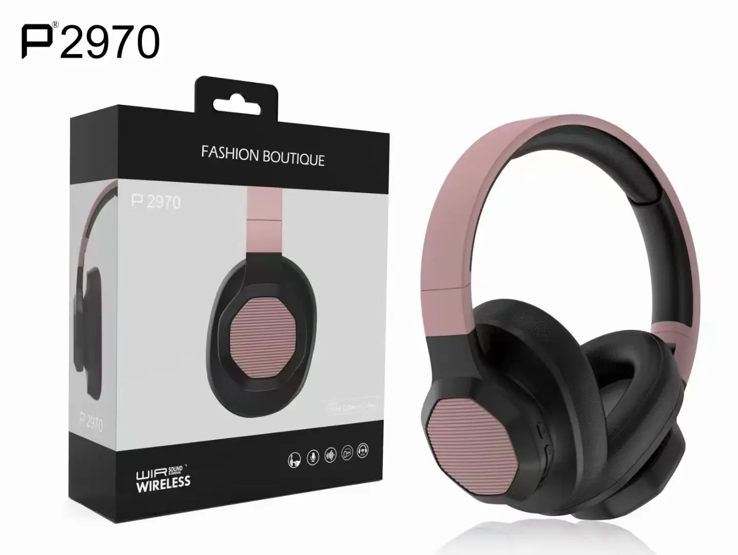 Over-Ear Bluetooth Headphones Type-C Wireless 5.4