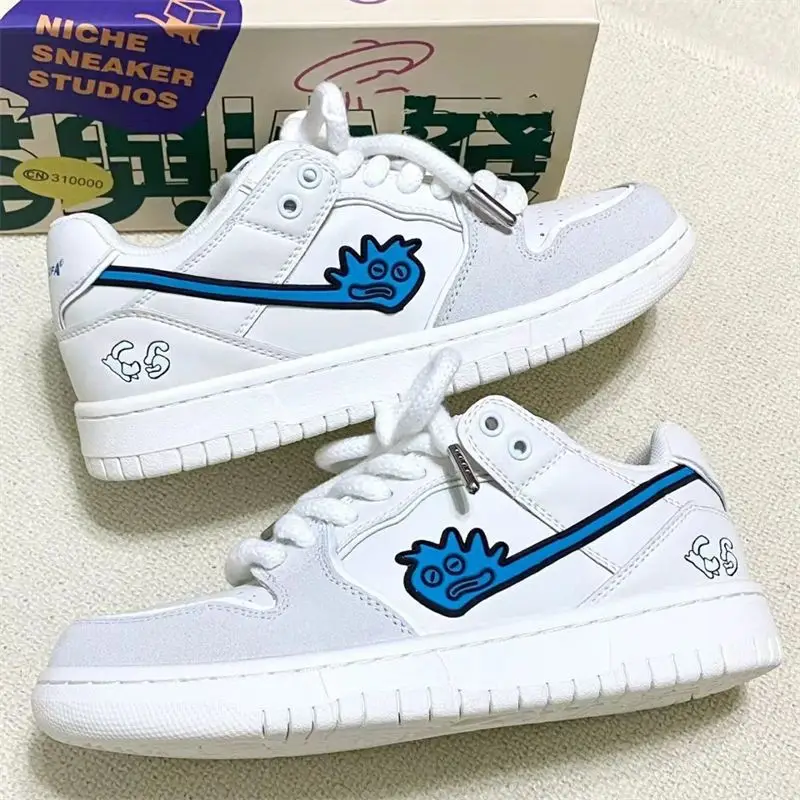 Summer Trendy Sneakers Women's 2023 New Niche All-match Couple Casual Shoes Ins All-match High-quality White Shoes