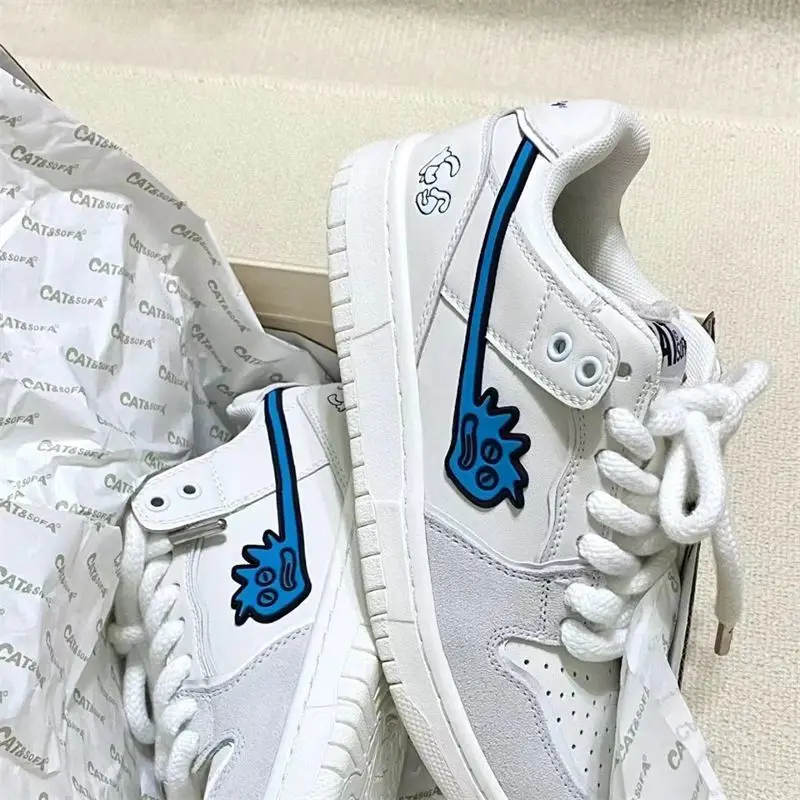 Summer Trendy Sneakers Women's 2023 New Niche All-match Couple Casual Shoes Ins All-match High-quality White Shoes