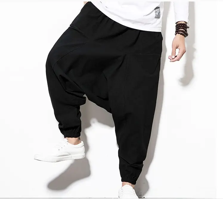 Men Printed Harlan Lantern Pants Cotton Linen Spring 2023 - Image 26