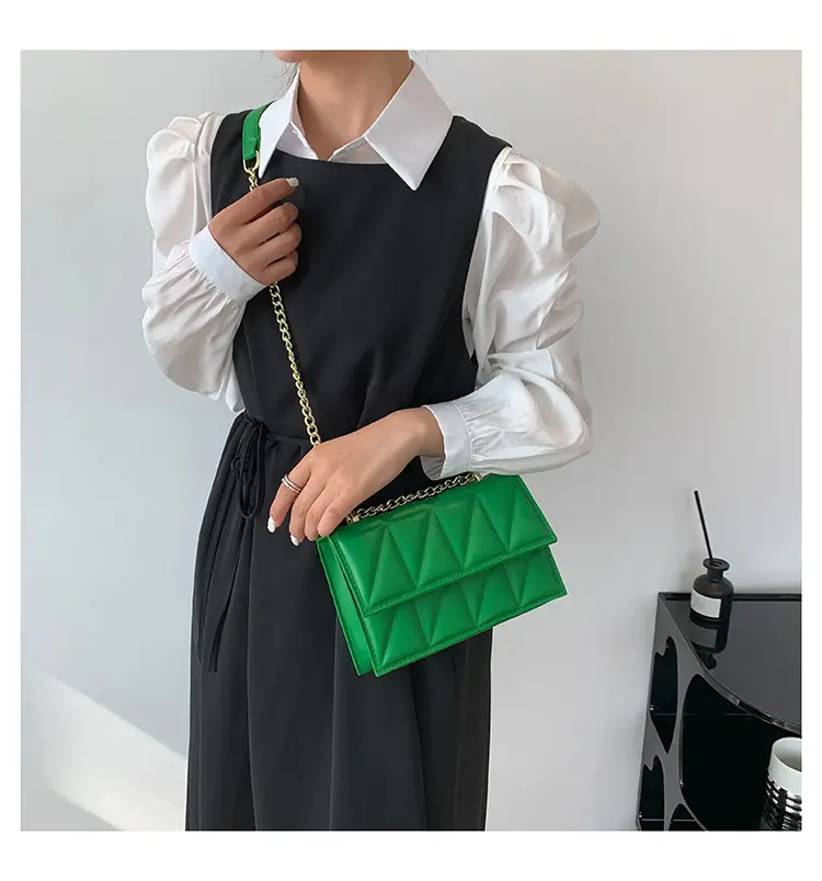 Orange Chain Shoulder Bag for Women 2023 Spring Summer — feature 10