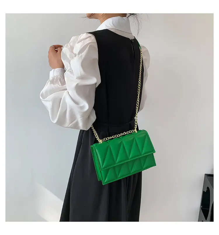 Orange Chain Shoulder Bag for Women 2023 Spring Summer — feature 11