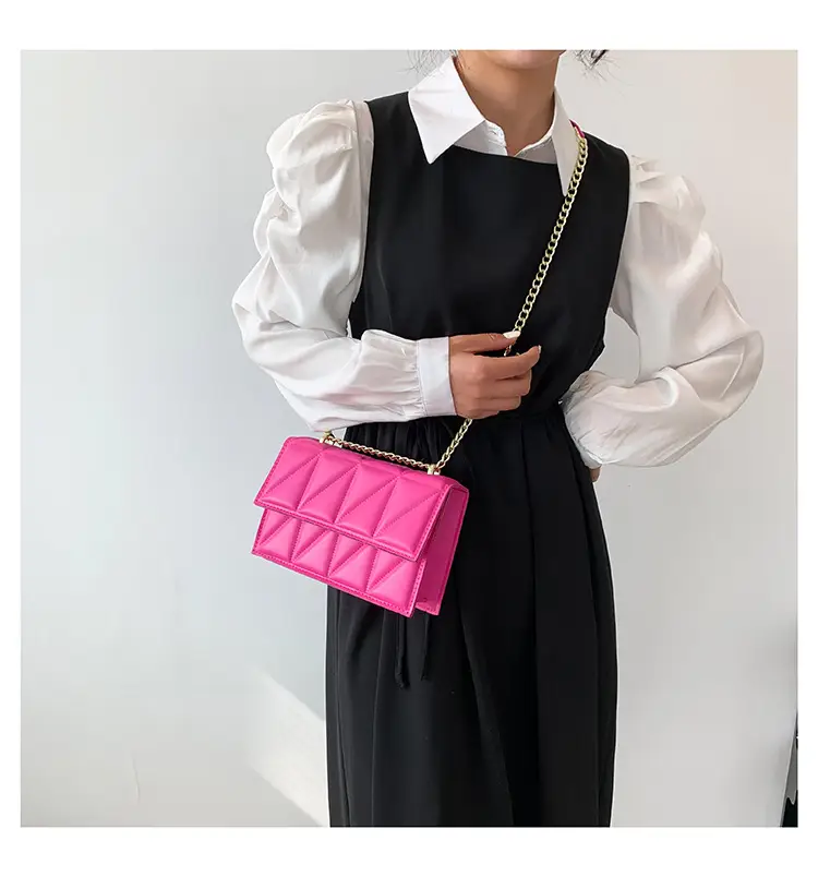 Orange Chain Shoulder Bag for Women 2023 Spring Summer — feature 17