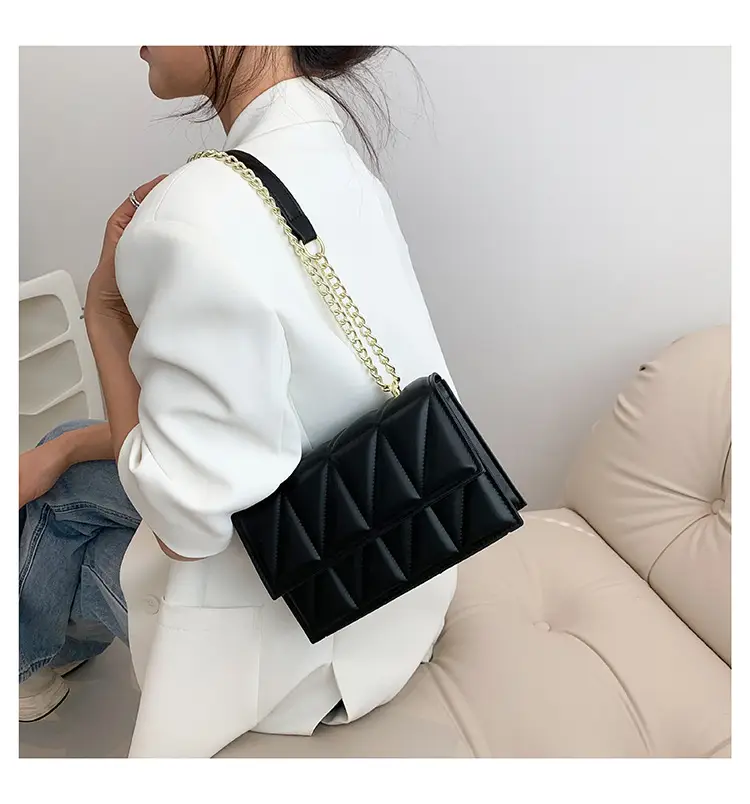 Orange Chain Shoulder Bag for Women 2023 Spring Summer — feature 20