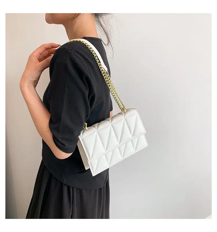 Orange Chain Shoulder Bag for Women 2023 Spring Summer — feature 22