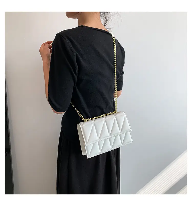 Orange Chain Shoulder Bag for Women 2023 Spring Summer — feature 23
