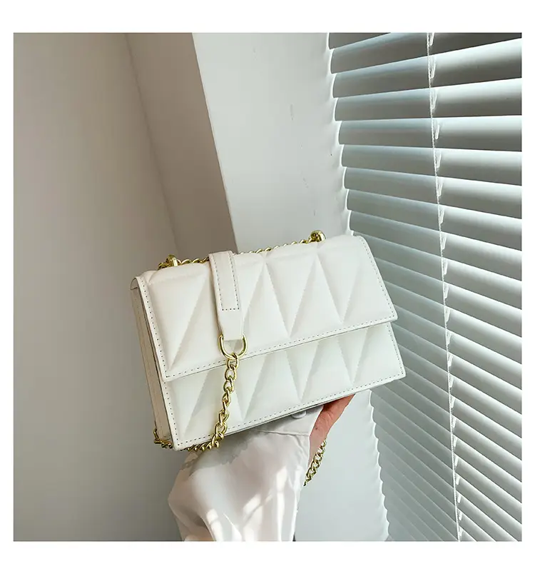 Orange Chain Shoulder Bag for Women 2023 Spring Summer — feature 25