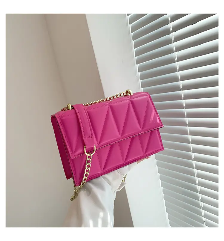 Orange Chain Shoulder Bag for Women 2023 Spring Summer — feature 28