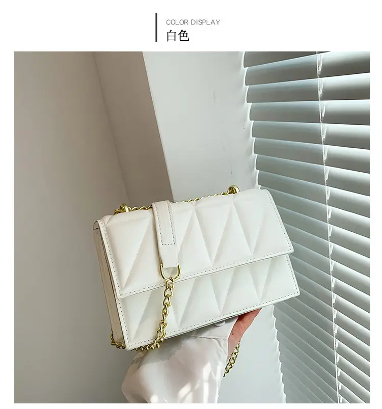 Orange Chain Shoulder Bag for Women 2023 Spring Summer — feature 34
