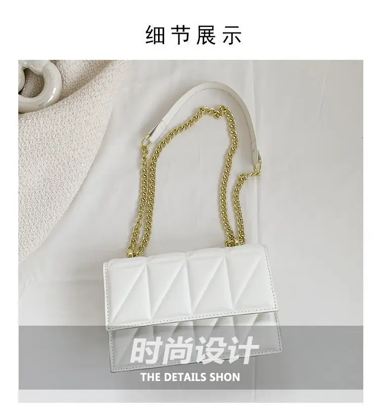Orange Chain Shoulder Bag for Women 2023 Spring Summer — feature 4