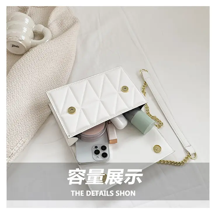 Orange Chain Shoulder Bag for Women 2023 Spring Summer — feature 5