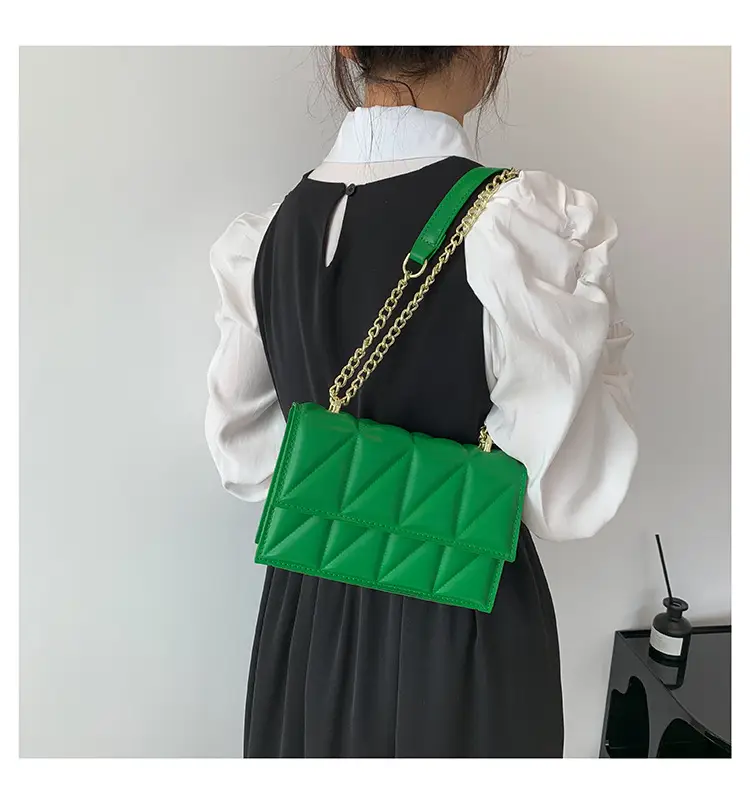 Orange Chain Shoulder Bag for Women 2023 Spring Summer — feature 9
