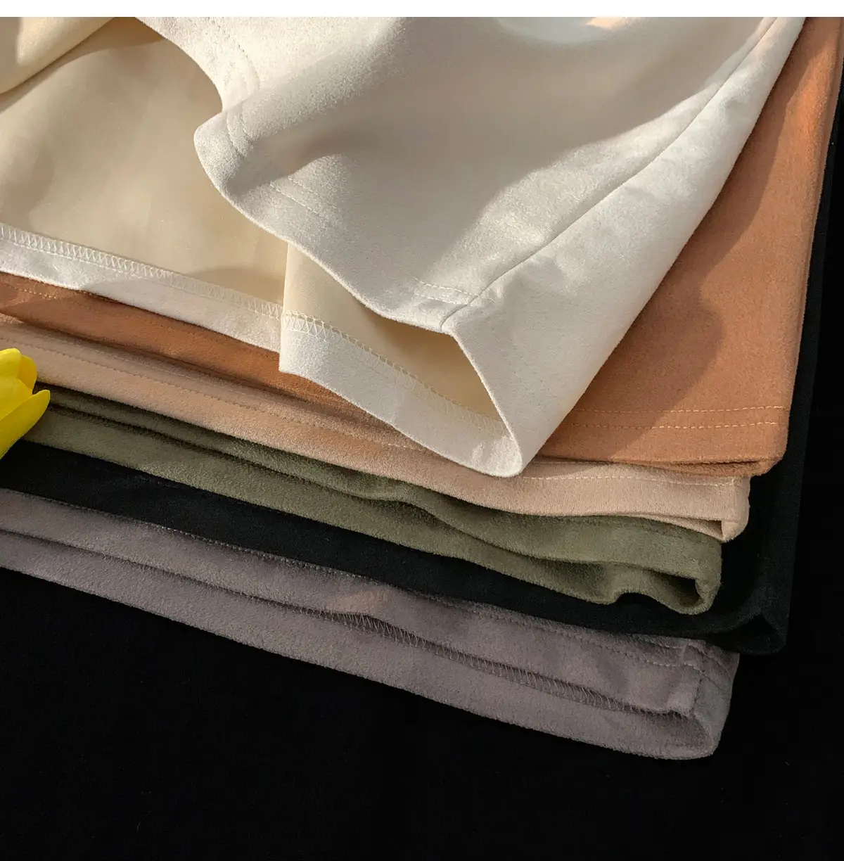 Men Brown Suede Oversize T-Shirt Summer Wear — feature 11