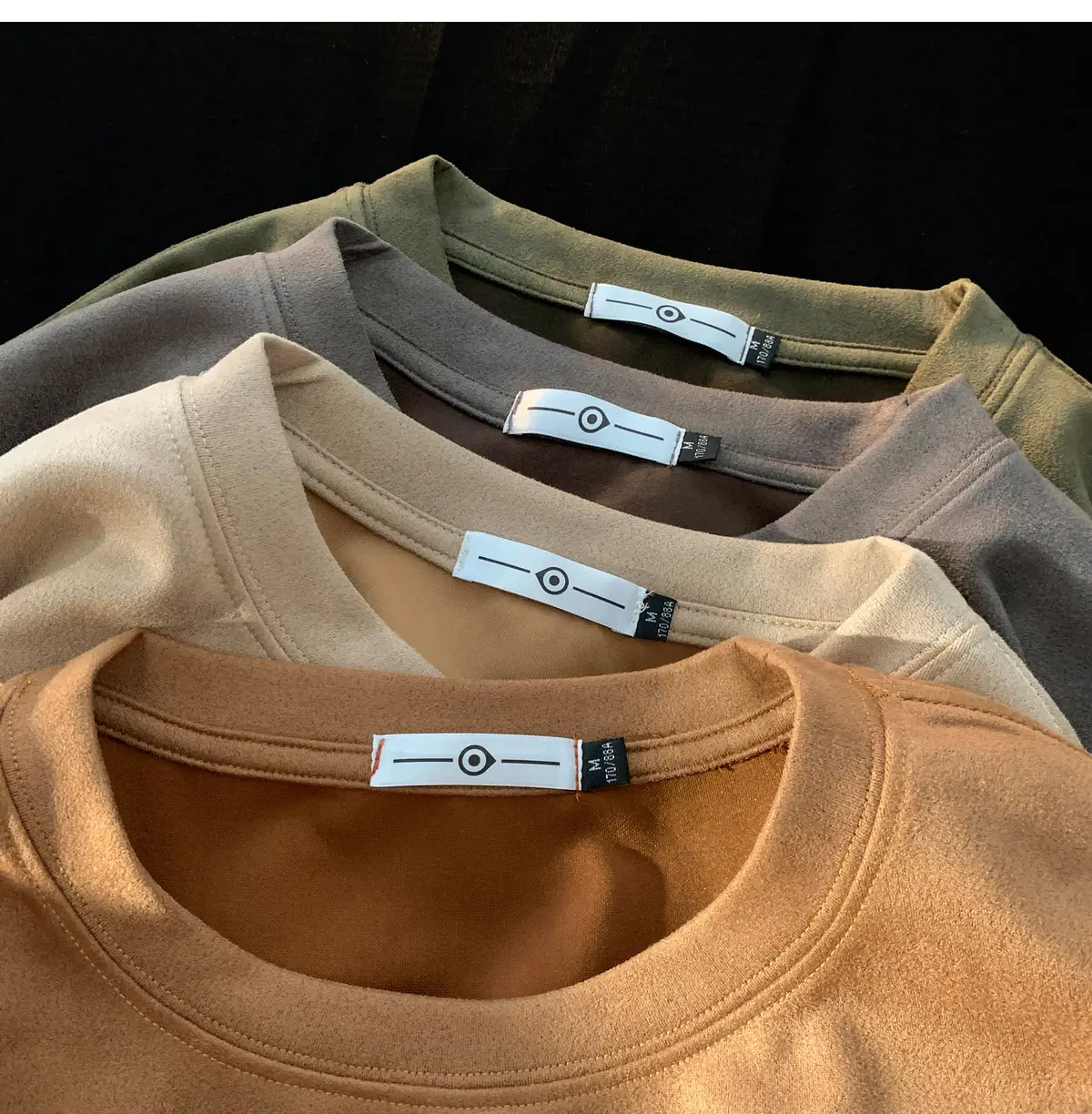 Men Brown Suede Oversize T-Shirt Summer Wear — feature 6