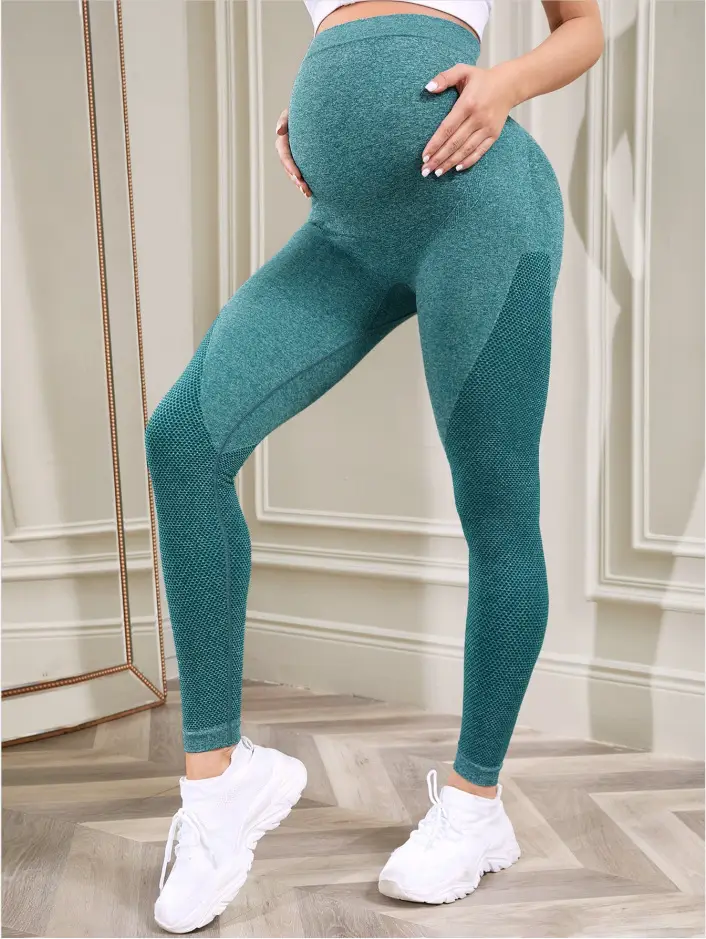 Maternity Leggings High Waist Casual Pregnancy Support - Image 14
