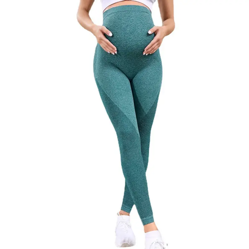 Maternity Leggings High Waist Casual Pregnancy Support - Image 3
