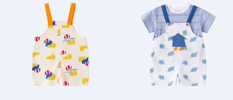 Baby Cartoon T-Shirt Cream Short Sleeve Summer — feature 13