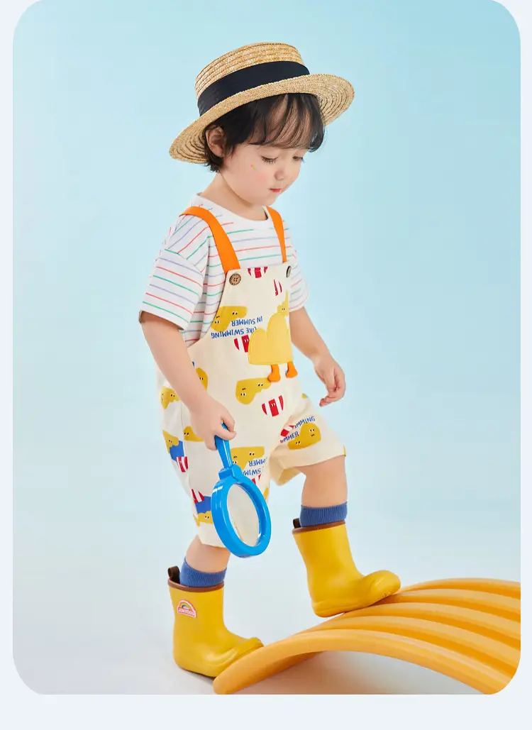 Baby Cartoon T-Shirt Cream Short Sleeve Summer — feature 21