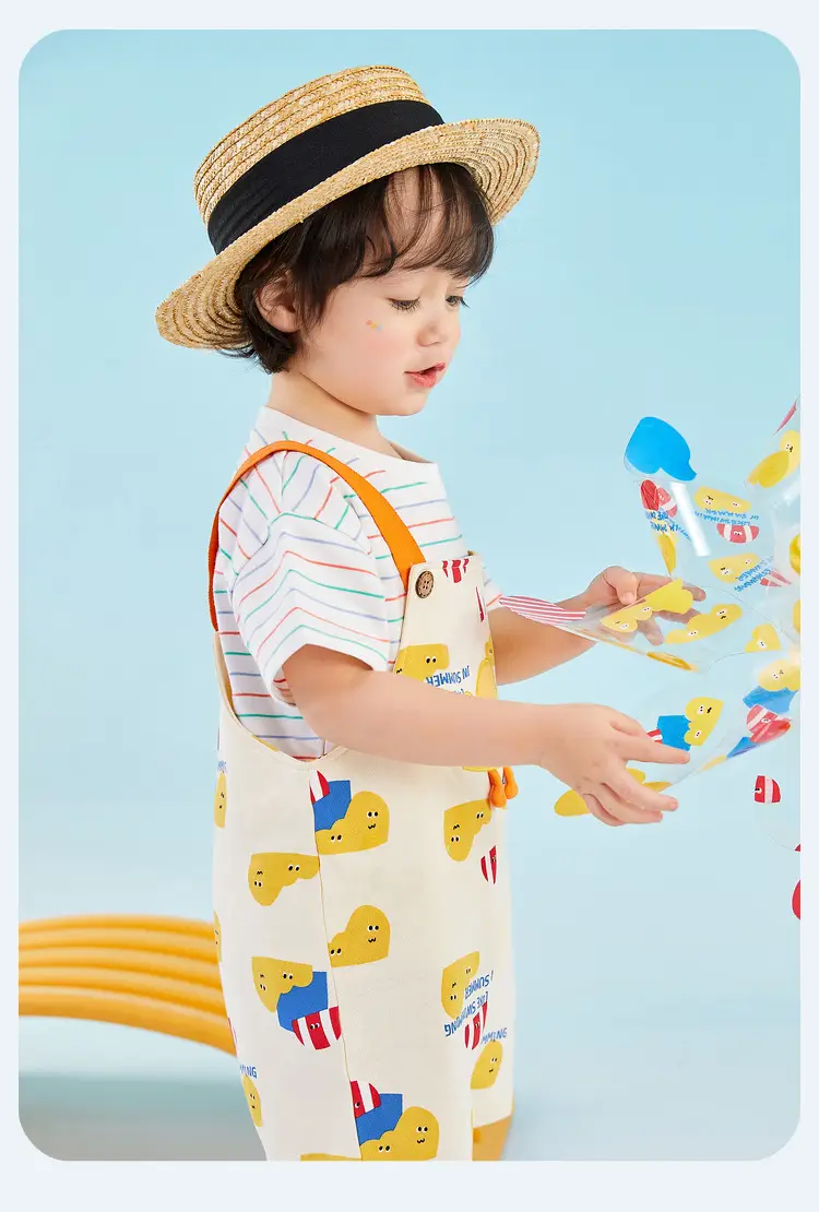 Baby Cartoon T-Shirt Cream Short Sleeve Summer — feature 24