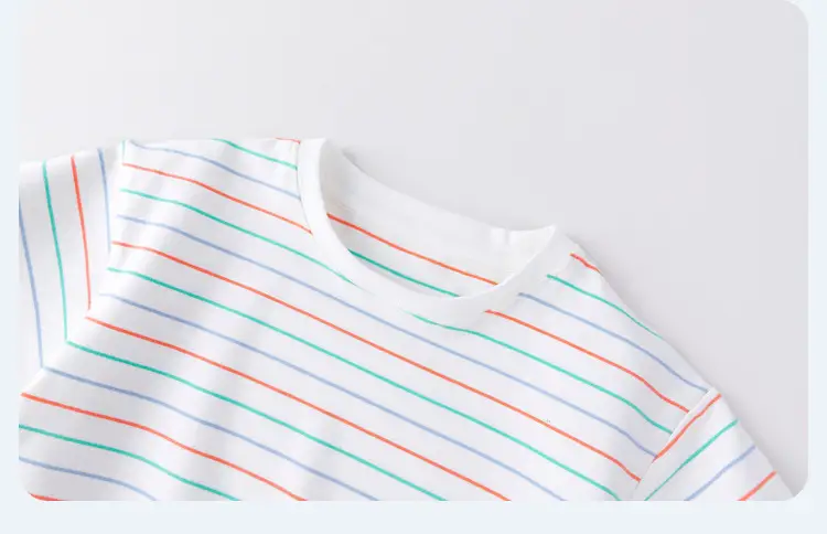 Baby Cartoon T-Shirt Cream Short Sleeve Summer — feature 26
