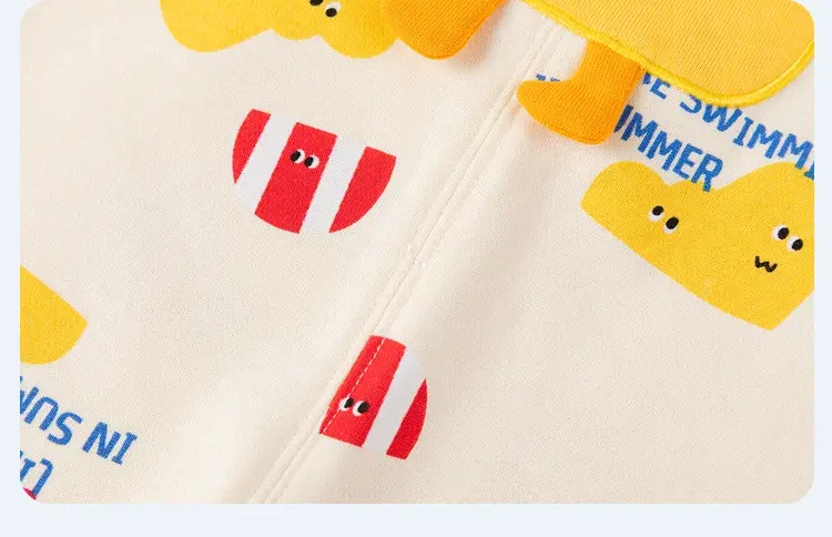 Baby Cartoon T-Shirt Cream Short Sleeve Summer — feature 30