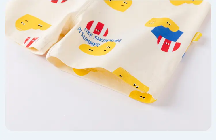Baby Cartoon T-Shirt Cream Short Sleeve Summer — feature 32