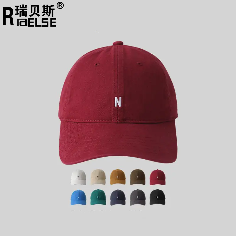 Japanese Style Embroidered Peaked Cap for Men Women - Image 6