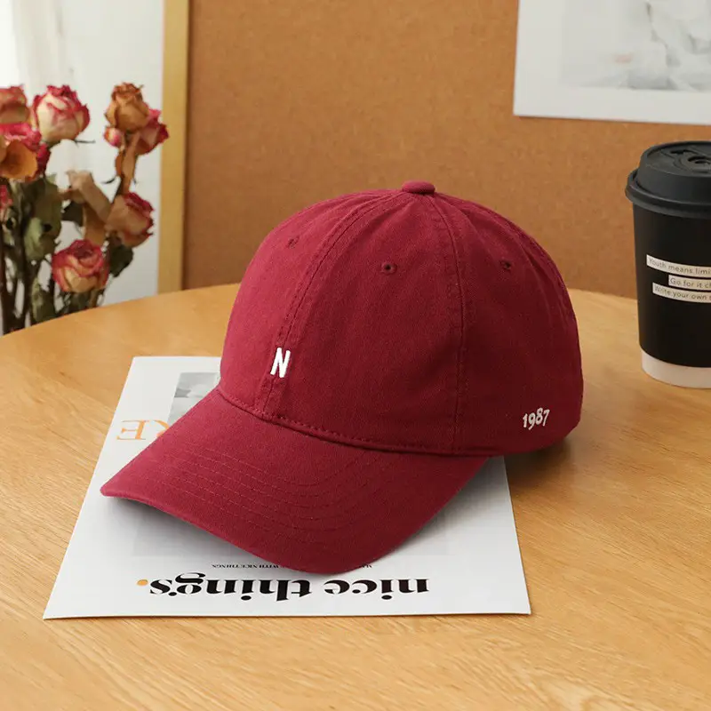 Japanese Style Embroidered Peaked Cap for Men Women — feature 15