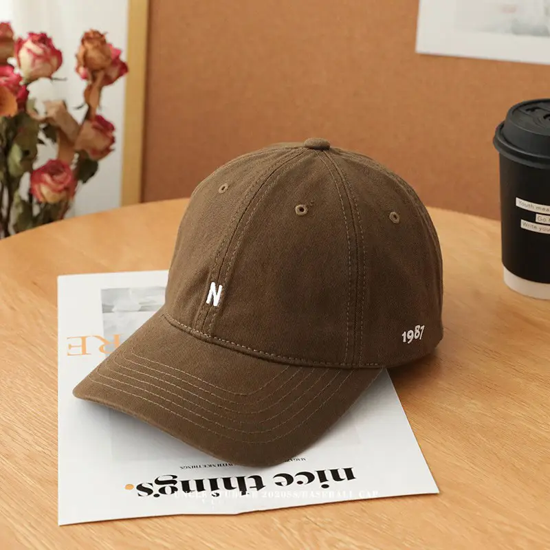 Japanese Style Embroidered Peaked Cap for Men Women — feature 8