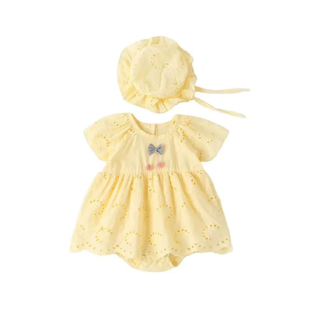 White Lace Baby Climbing Suit for Newborns - Image 5